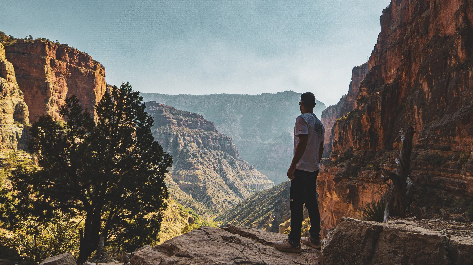 Sendero North Kaibab poco antes de Roaring Springs