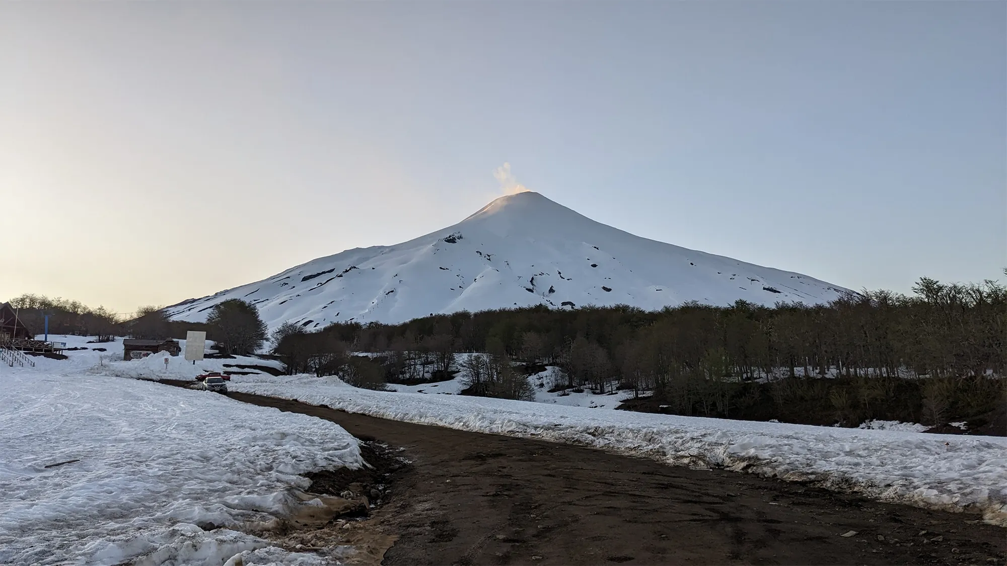 Volcán Villarrica desde la base