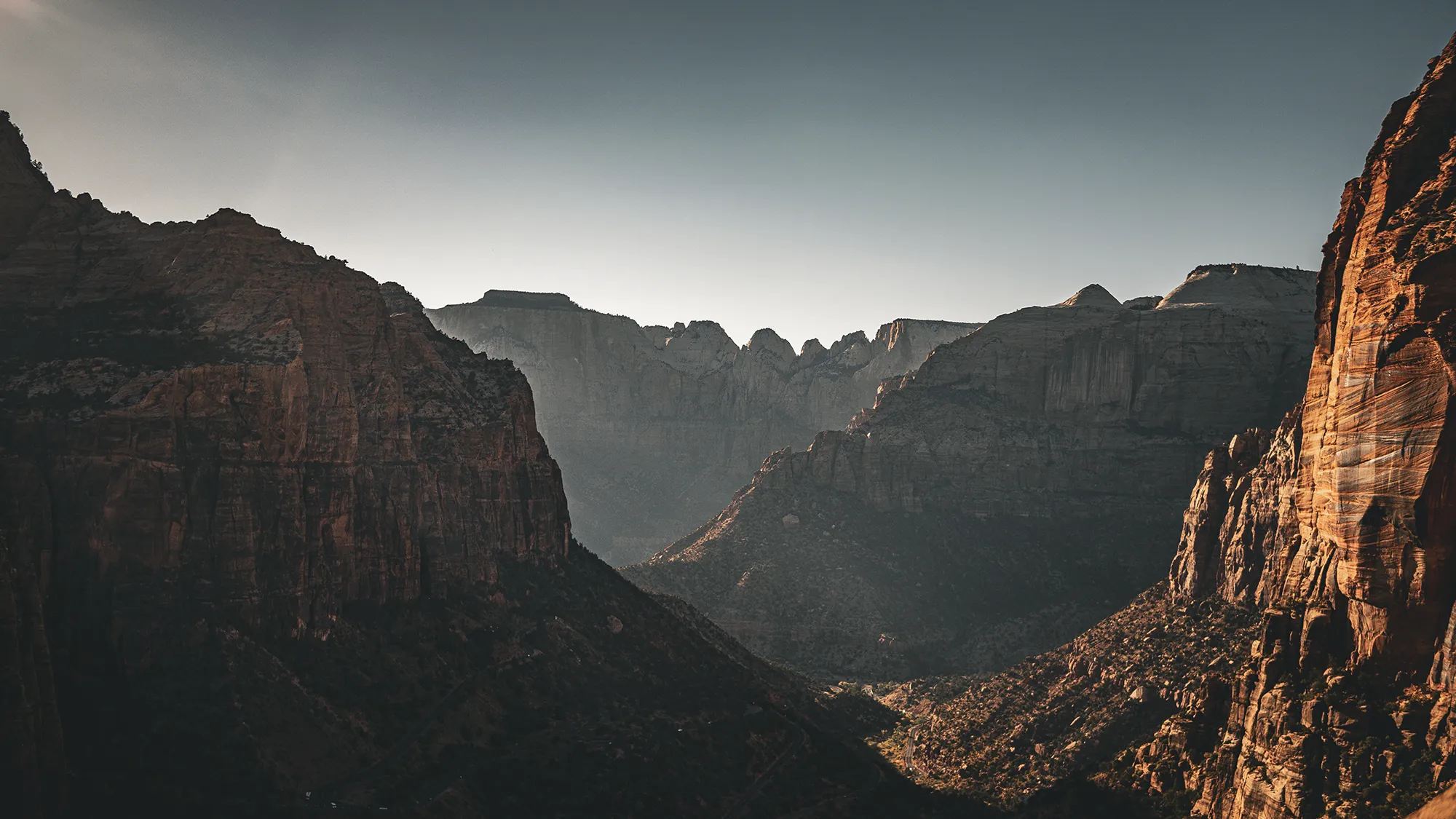 Vista desde Overlook Canyon. 