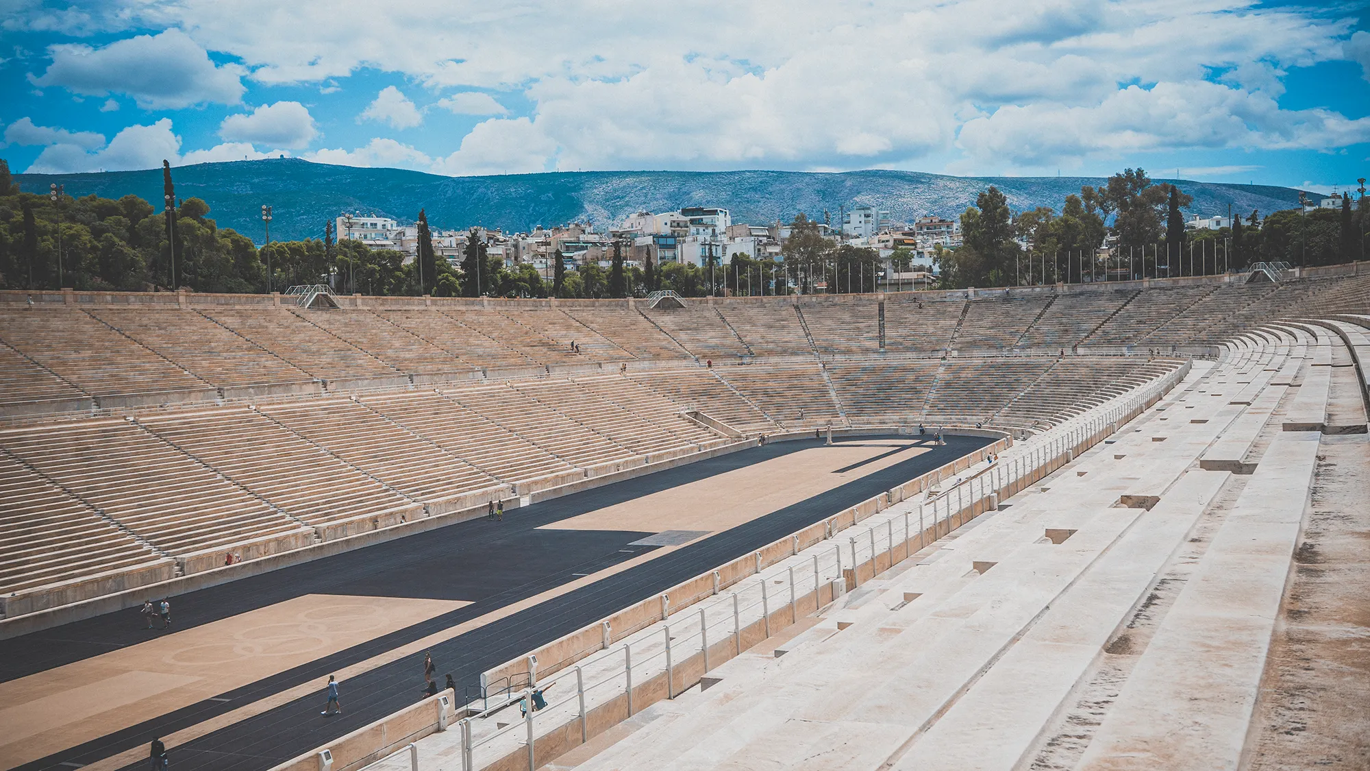 Imagen general del estadio Panathinaikó.