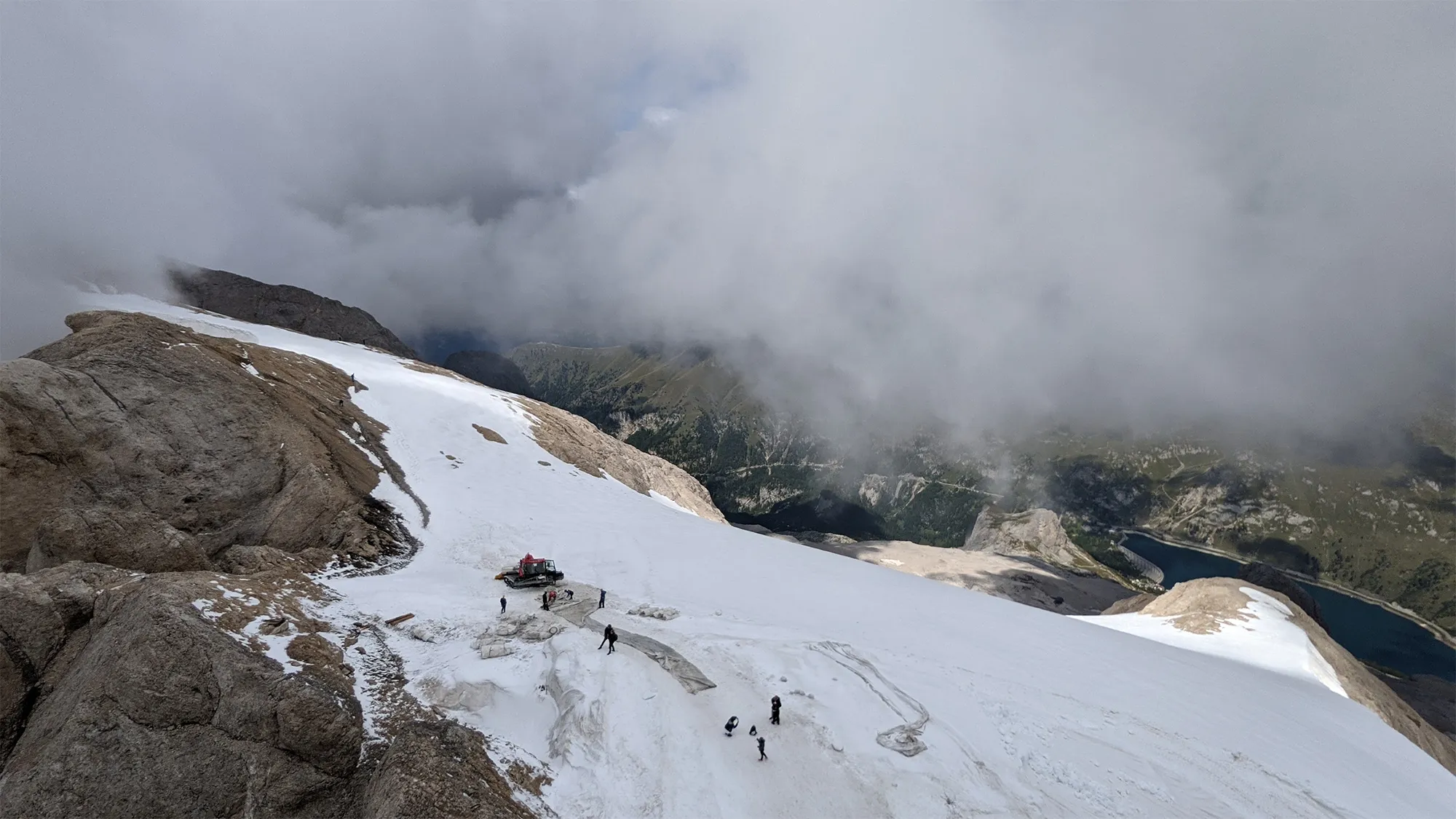 glaciar de la marmolada
