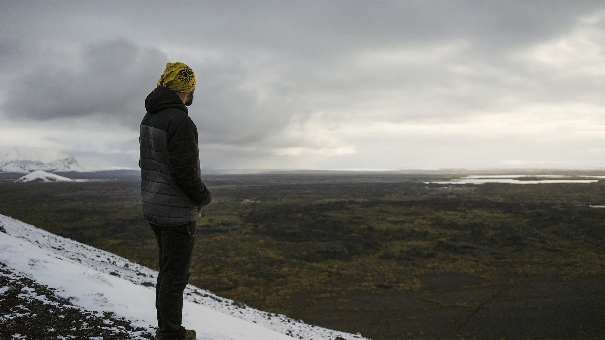 vista desde el cráter Hverfjall