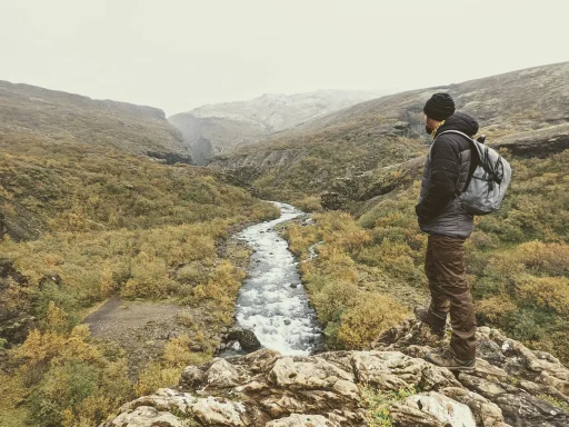 Imagen en el trekking a la cascada de Glymur