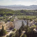 Panorámica de Atenas desde el Acrópolis