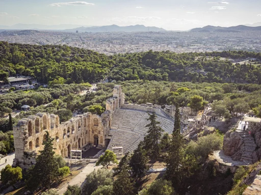 Panorámica de Atenas desde el Acrópolis