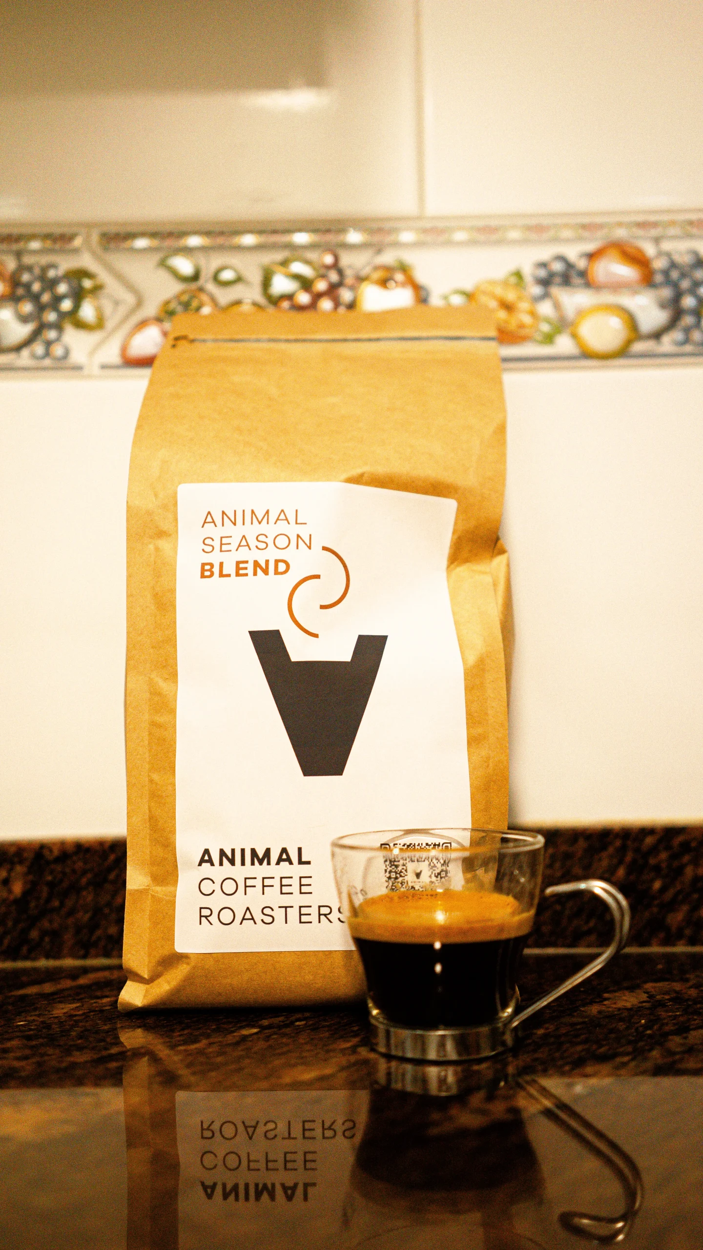 Imagen de un paquete de Animal Coffee